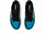 Asics velocidad mágica 2 zapatillas isla azul naranja pop - Image 6