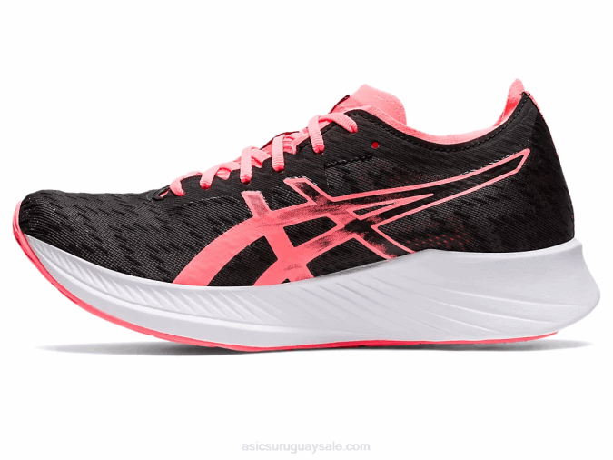 Asics velocidad mágica sneakers negro y coral ardiente - Image 4