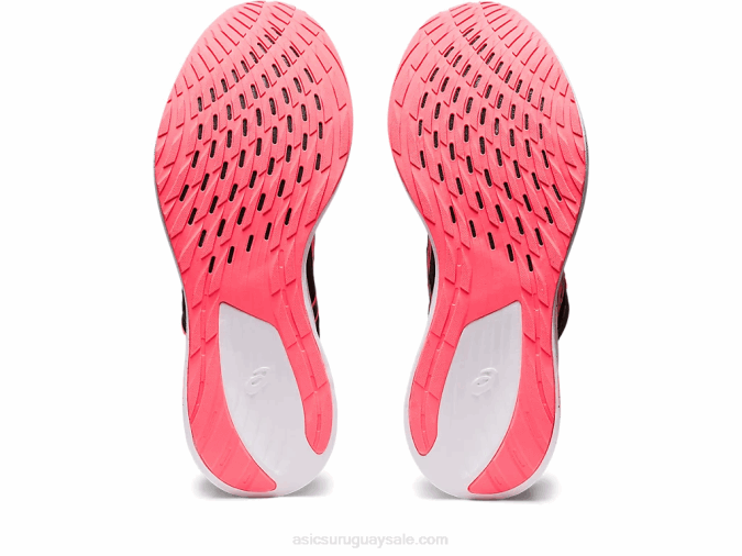 Asics velocidad mágica sneakers negro y coral ardiente - Image 7