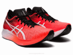 Asics Velocidad Mágica Zapatillas Amanecer Rojo Blanco - Image 2