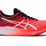 Asics Velocidad Mágica Zapatillas Amanecer Rojo Blanco