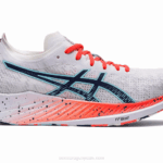 Asics velocidad mágica zapatillas blancas y azules