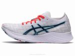 Asics velocidad mágica zapatillas blancas y azules - Image 4