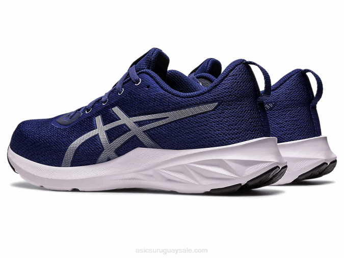 Asics Versablast 2 Zapatillas Azul Índigo Plata Pura Para Correr - Image 3