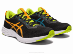 Asics Versablast 2 Zapatillas Estallido Negro Naranja Rendimiento y Estilo - Image 2