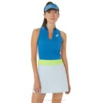 Asics vestido de fiesta mujer azul renacido cielo elegante