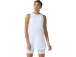 Asics vestido mujer estampado blanco gris glaciar estilo fuerte