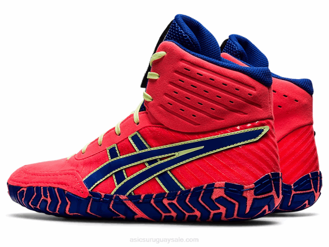 Asics Zapatillas Agresor 4 Coral Brillante Azul Lapis - Image 3