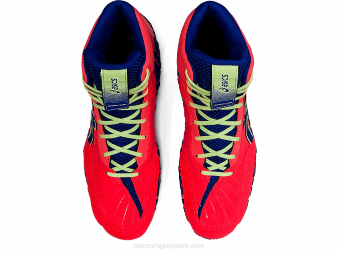 Asics Zapatillas Agresor 4 Coral Brillante Azul Lapis - Image 6