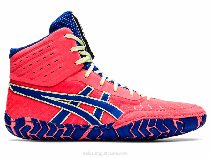 Asics Zapatillas Agresor 4 Coral Brillante Azul Lapis - Image 1