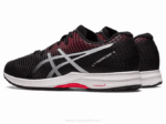 Asics zapatillas alfabetización negro rojo clásico estilo y comodidad - Image 3