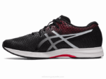 Asics zapatillas alfabetización negro rojo clásico estilo y comodidad - Image 4