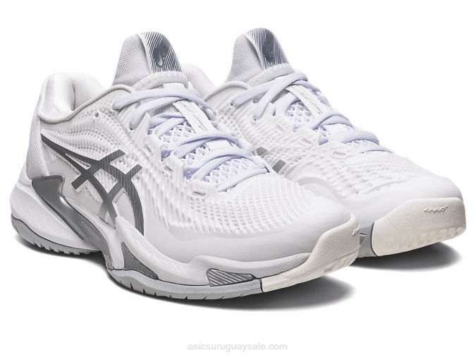 Asics zapatillas corte ff 3 2LVJ2587 color blanco plata - Image 2