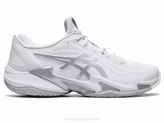 Asics zapatillas corte ff 3 2LVJ2587 color blanco plata - Image 1
