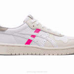 Asics zapatillas deportivas blancas rosas brillantes