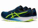 Asics zapatillas hipervelocidad azul mako verde peligro - Image 3