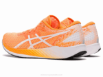 Asics Zapatillas Hipervelocidad Naranja Pop Blanco para Rendimiento - Image 3