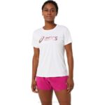 Asics zapatillas mujer top sakura blanco brillante estilo y confort
