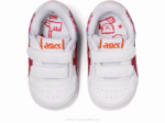 Asics Zapatillas Niños Blanco Rojo Estilo Clásico Japón - Image 6
