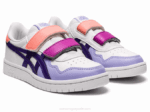 Asics zapatillas preescolar blanco morado estilo japonés - Image 2