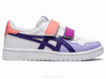 Asics zapatillas preescolar blanco morado estilo japonés