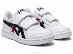 Asics Zapatillas Preescolar Blanco Rojo Estilo Clásico - Image 2