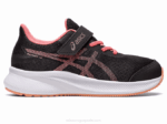 Asics zapatillas preescolar patriota negro papaya estilo y comodidad