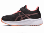 Asics zapatillas preescolar patriota negro papaya estilo y comodidad - Image 4