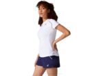 Camiseta Asics Blanca Brillante con Ribetes para Mujer - Image 3