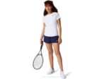 Camiseta Asics Blanca Brillante con Ribetes para Mujer - Image 4