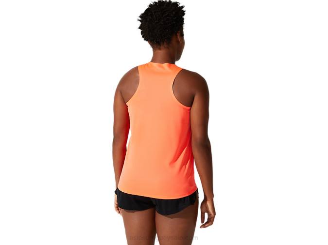 Camiseta Asics de Malla Ligera Coral para Mujer - Image 2