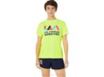 Camiseta Asics de Manga Corta Lam Ready Set II Amarillo Brillante