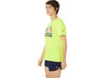 Camiseta Asics de Manga Corta Lam Ready Set II Amarillo Brillante - Image 3