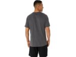 Camiseta Asics de Manga Corta Logo Lockup Gris Oscuro - Image 3
