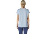 Camiseta Asics de Manga Corta Mujer Brezo de Niebla Elegante y Cómoda - Image 2