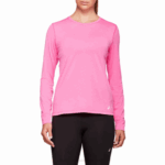 Camiseta Asics de Manga Larga Mujer Brezo Rosa Brillante Stylish y Cómoda