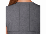 Camiseta Asics Dorai Mujer Manga Corta Gris Oscuro Fashion Fitness - Image 3