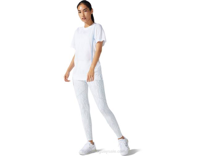 Camiseta Asics Femenina Manga Corta Strong 92 Blanca Brillante - Image 5