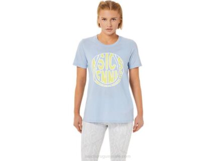 Camiseta Asics Fuerte 92 Mujer Niebla Amarillo Resplandor