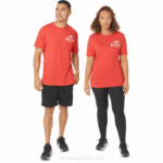 Camiseta Asics Fuji 1977 Brezo Rojo Estilo Clásico