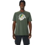 Camiseta Asics Herencia 1977 Lienzo Oliva Estilo Único
