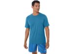 Camiseta Asics Hombre Hthr Tech Isla Azul Brezo