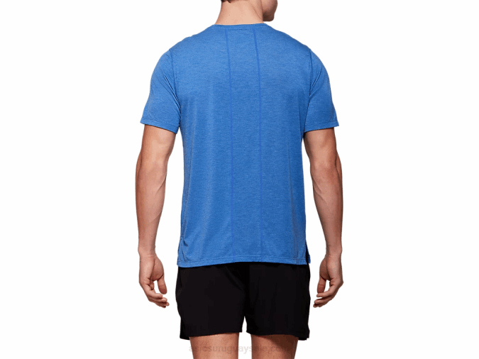 Camiseta Asics Hombre Manga Corta Dorai Azul Brezo - Image 2
