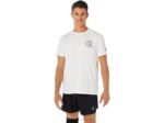 Camiseta Asics Hombre Ocean Waste Blanco Natural Sostenible