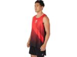Camiseta Asics Hombre Rojo Electrico Estilo Deportivo y Comodidad - Image 3