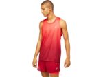 Camiseta Asics Hombre Rojo Eléctrico y Burdeos Estilo Deportivo - Image 3