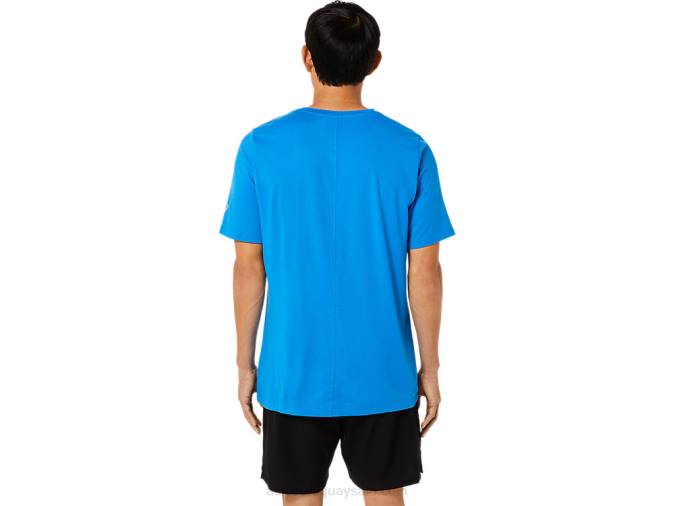 Camiseta Asics Hthr Tech Hombre Azul Eléctrico Ideal para Deporte - Image 2