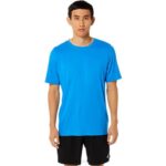 Camiseta Asics Hthr Tech Hombre Azul Eléctrico Ideal para Deporte