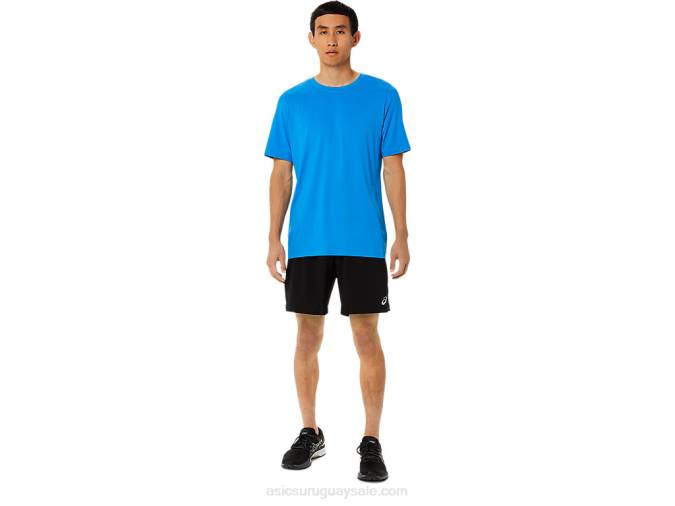 Camiseta Asics Hthr Tech Hombre Azul Eléctrico Ideal para Deporte - Image 4