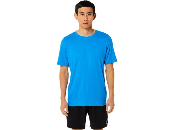 Camiseta Asics Hthr Tech Hombre Azul Eléctrico Ideal para Deporte - Image 1